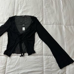 FASHION NOVA sheer long sleeve